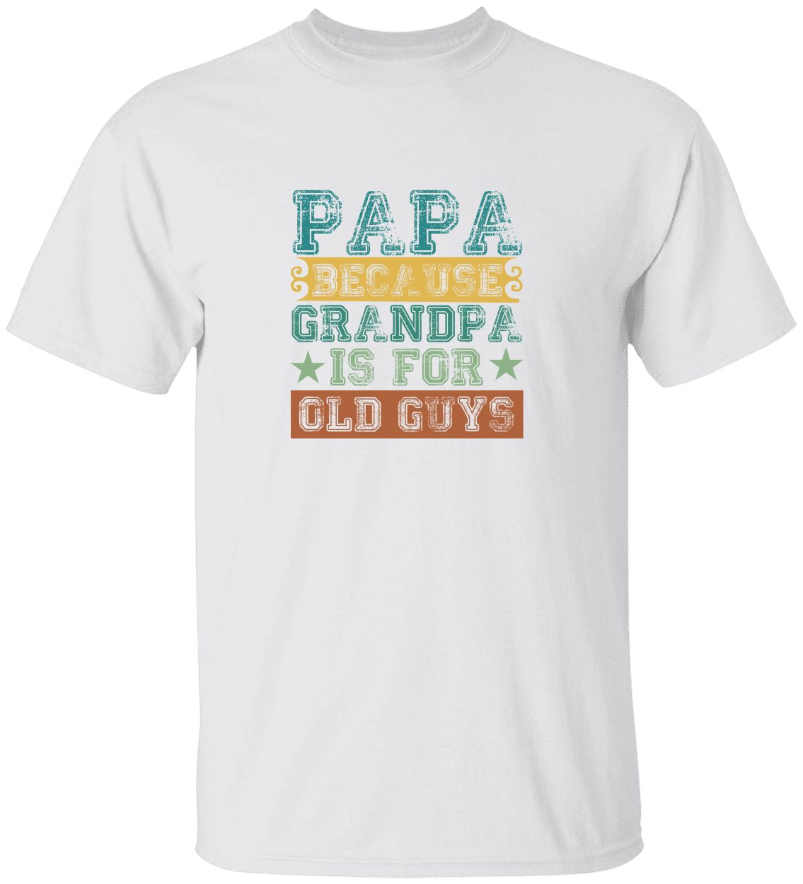 Grandpa Is For Old Guys / Heavy Cotton Tee