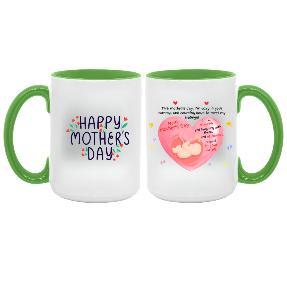 Expectant Mother's Day 15oz Accent Mug