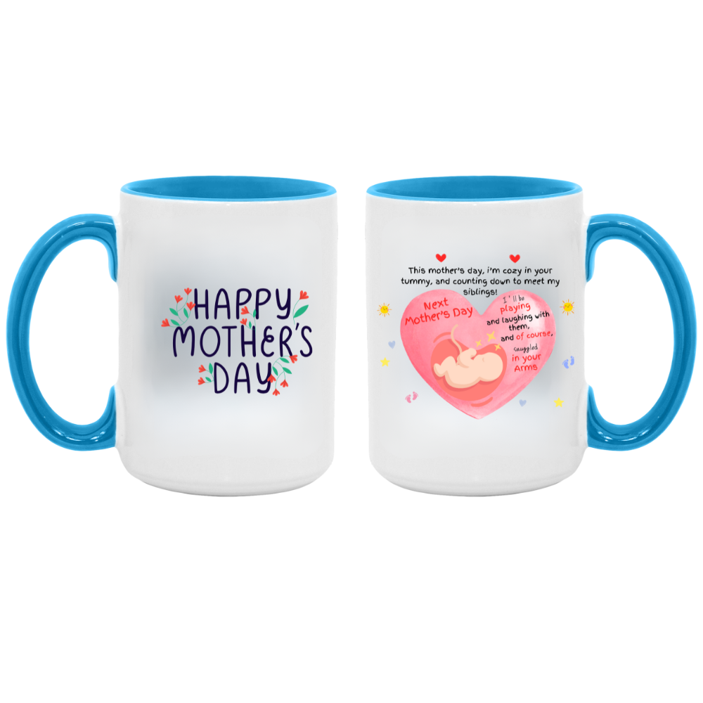 Expectant Mother's Day 15oz Accent Mug