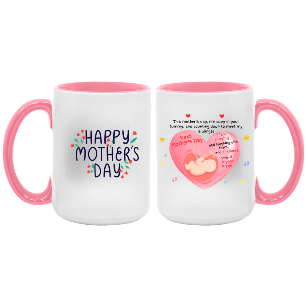 Expectant Mother's Day 15oz Accent Mug