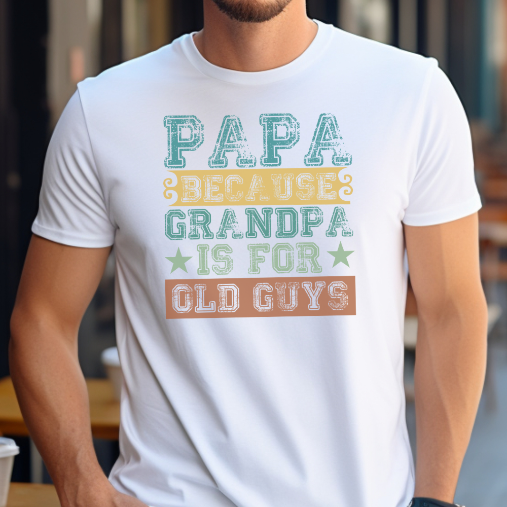 Grandpa Is For Old Guys / Heavy Cotton Tee