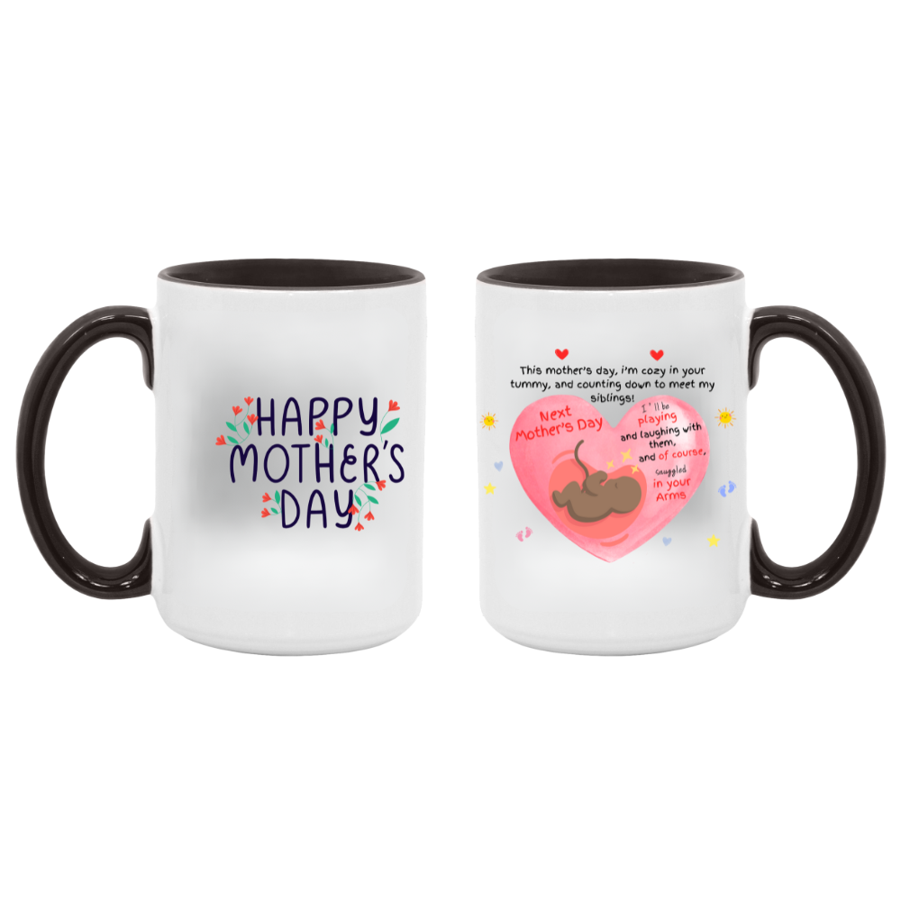 Expectant Mother's Day 15oz Accent Mug