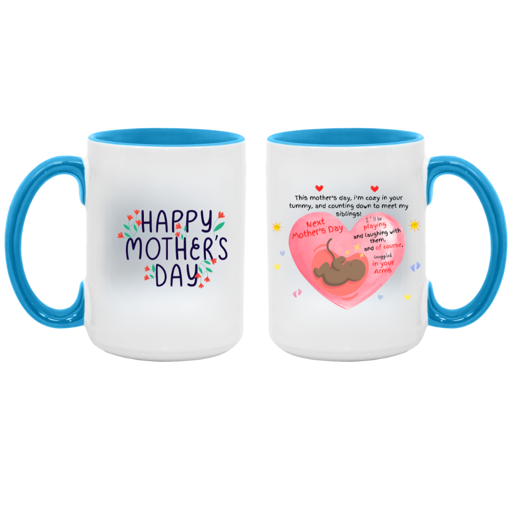 Expectant Mother's Day 15oz Accent Mug