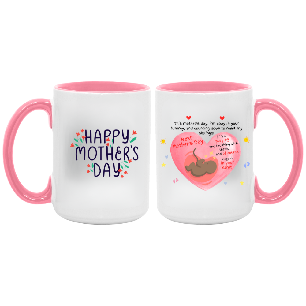 Expectant Mother's Day 15oz Accent Mug