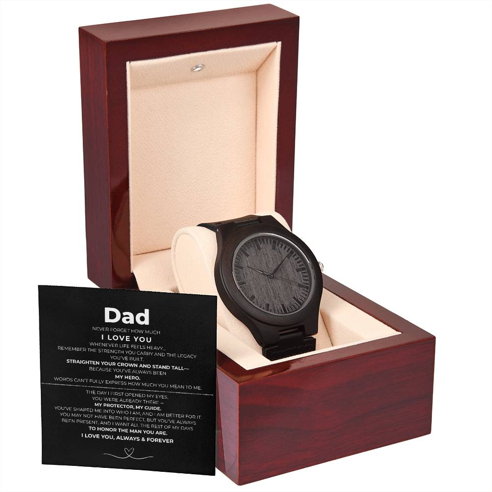 Sandalwood Timepiece - Wooden Watch + MC
