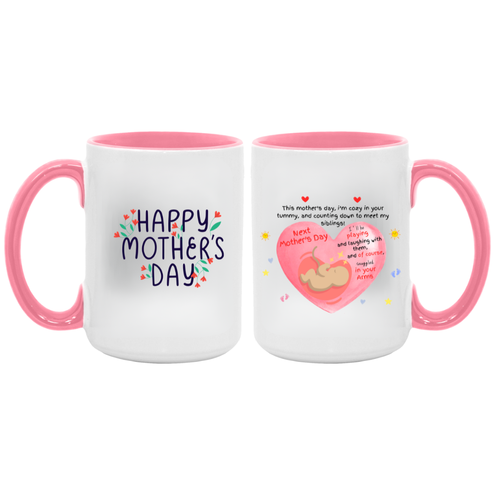 Expectant Mother's Day 15oz Accent Mug