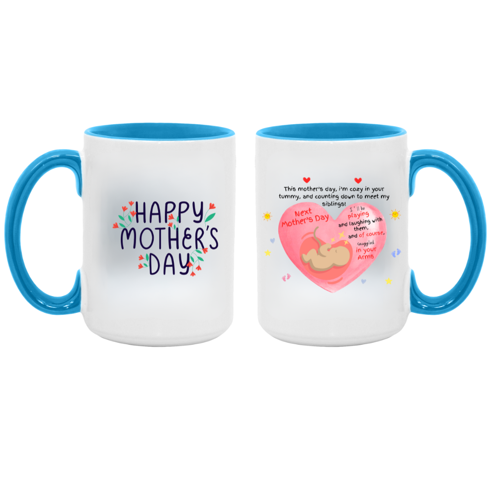 Expectant Mother's Day 15oz Accent Mug