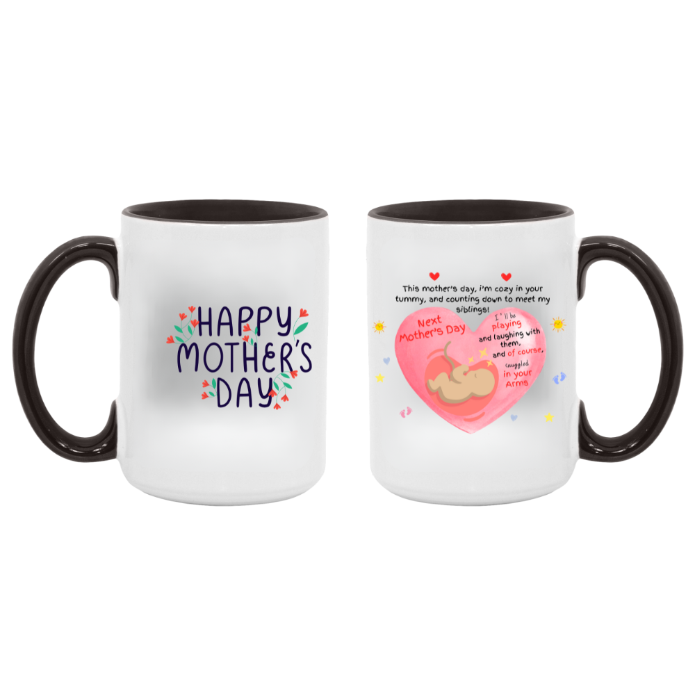 Expectant Mother's Day 15oz Accent Mug