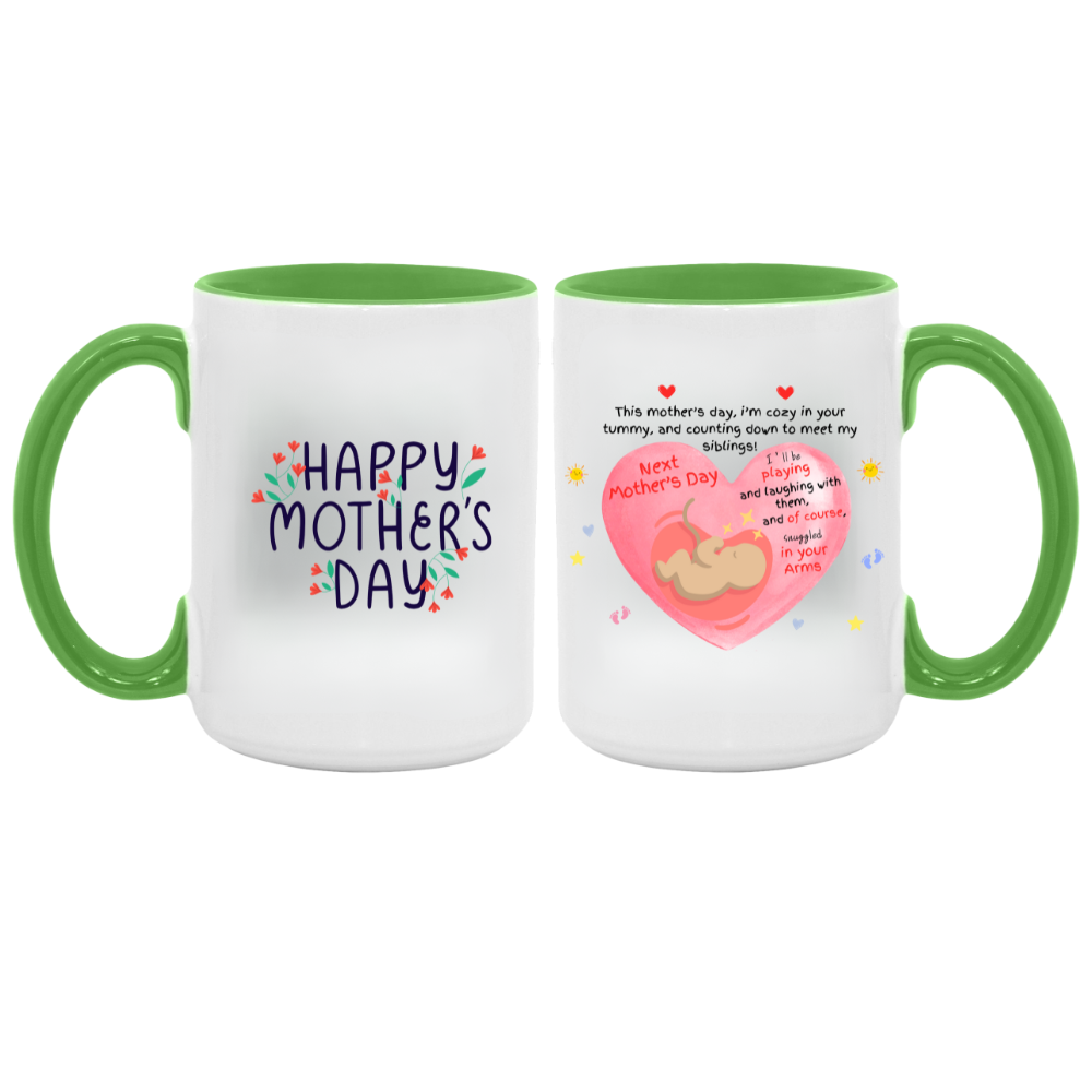 Expectant Mother's Day 15oz Accent Mug