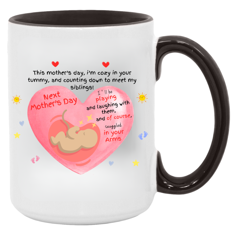 Expectant Mother's Day 15oz Accent Mug