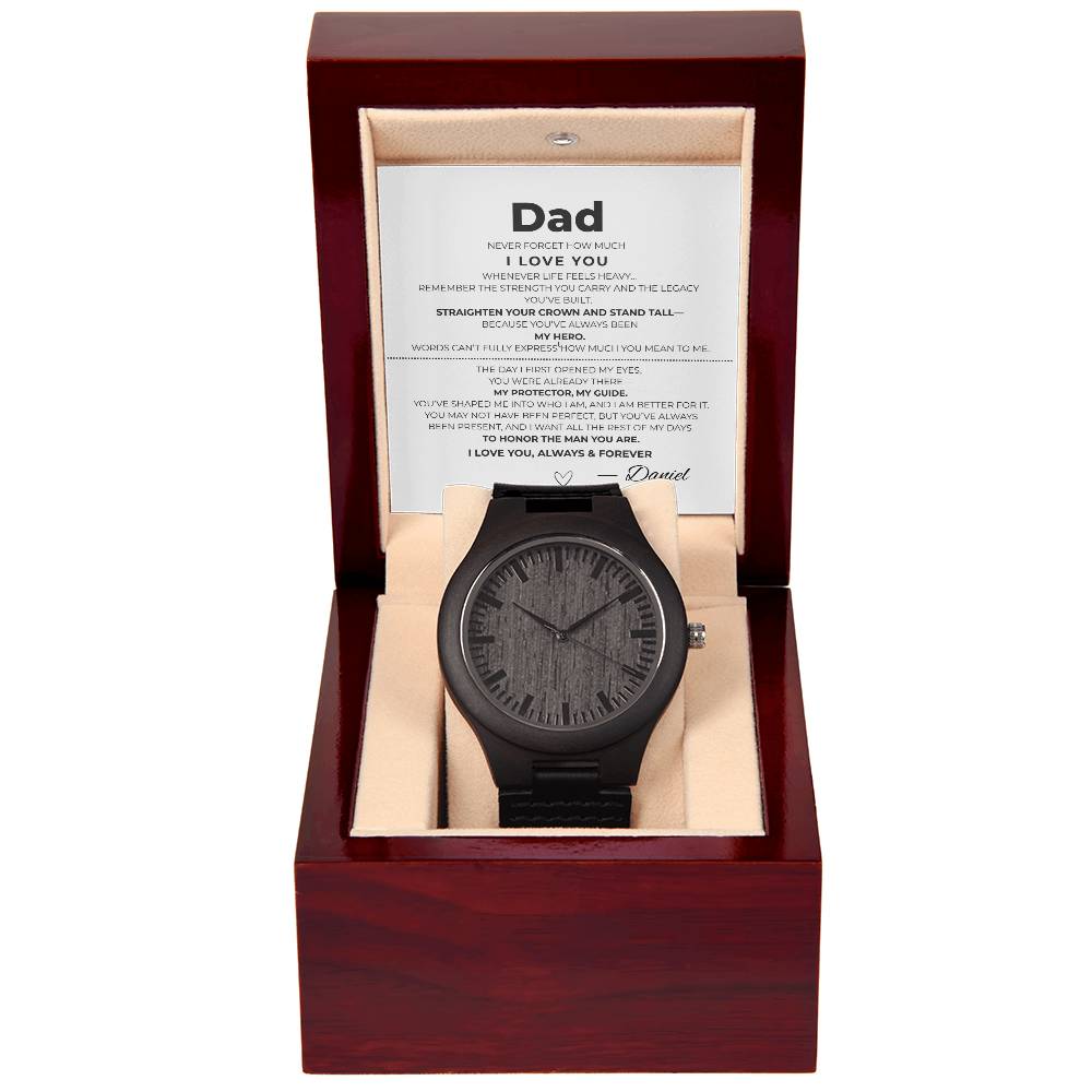Sandalwood Timepiece - Wooden Watch + MC