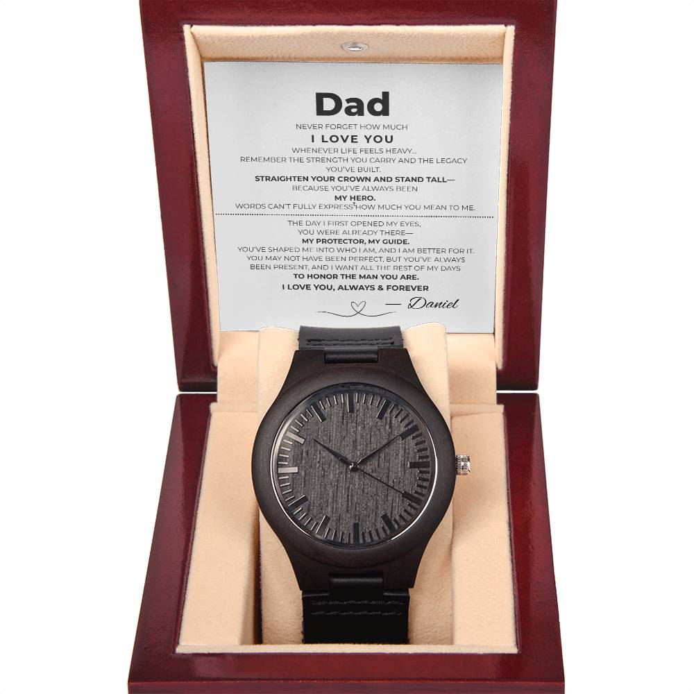 Sandalwood Timepiece - Wooden Watch + MC