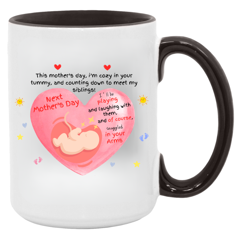 Expectant Mother's Day 15oz Accent Mug