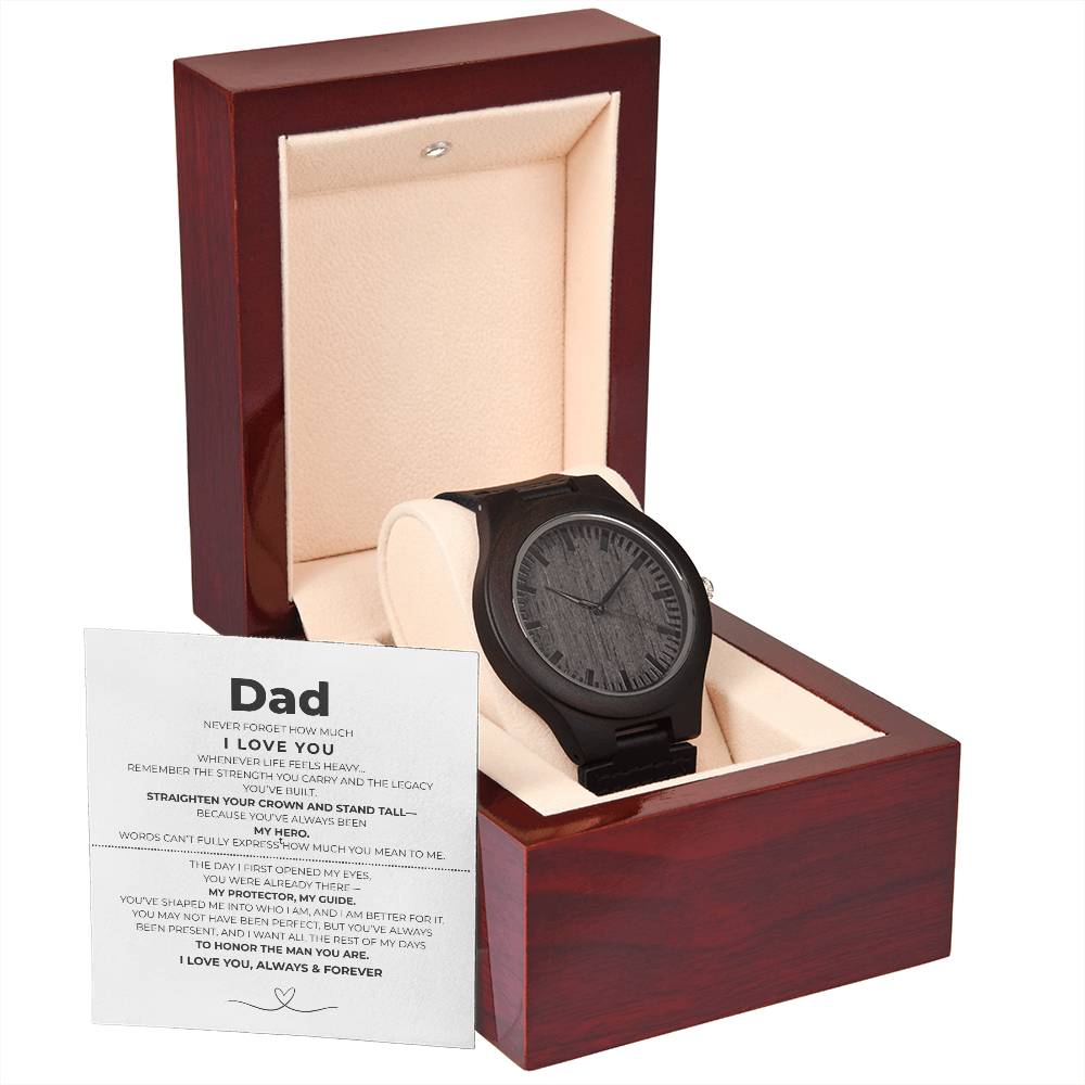 Sandalwood Timepiece - Wooden Watch + MC
