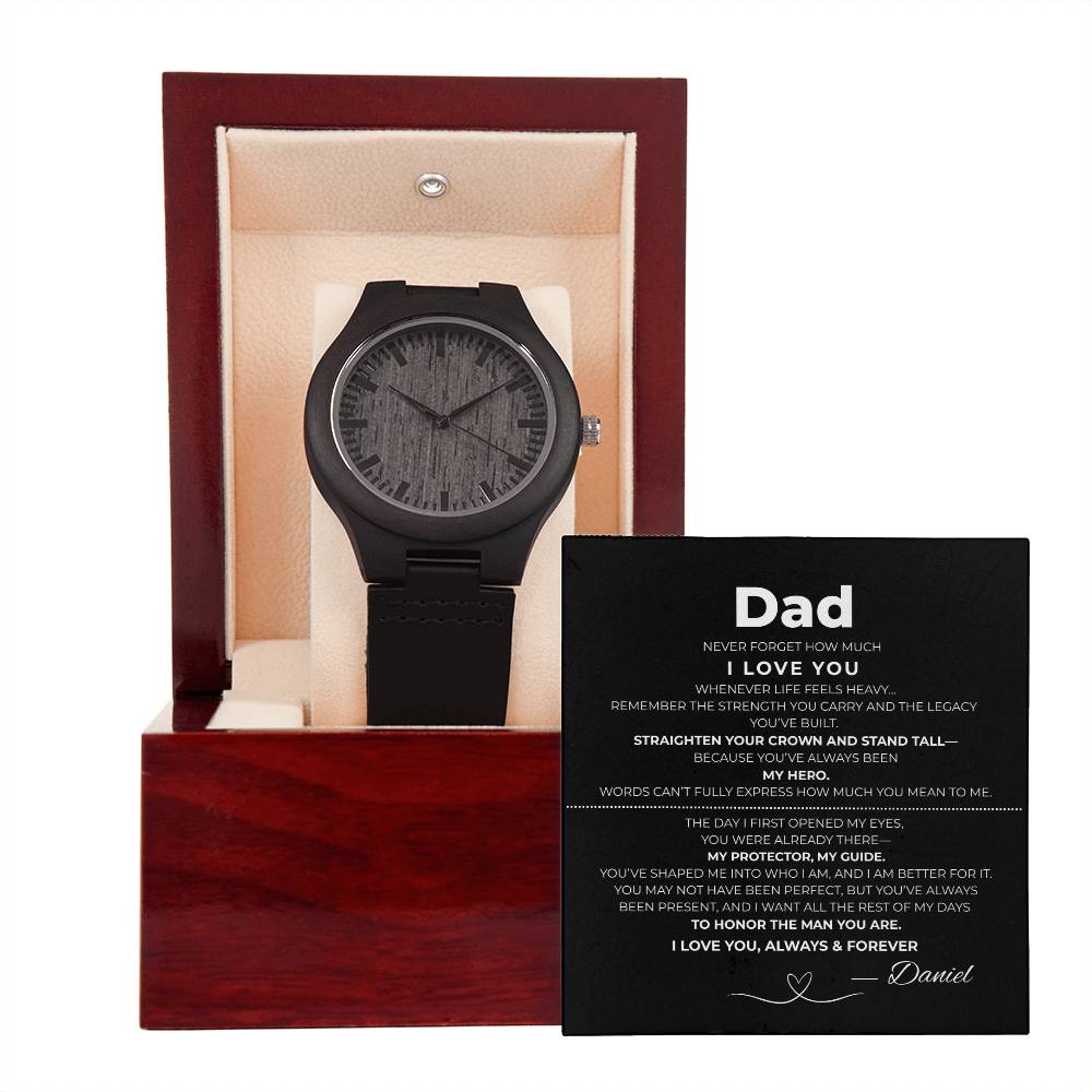 Sandalwood Timepiece - Wooden Watch + MC