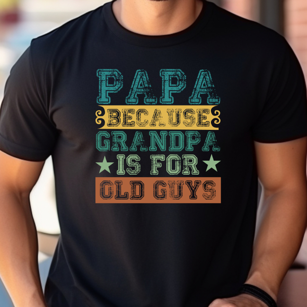 Grandpa Is For Old Guys / Heavy Cotton Tee