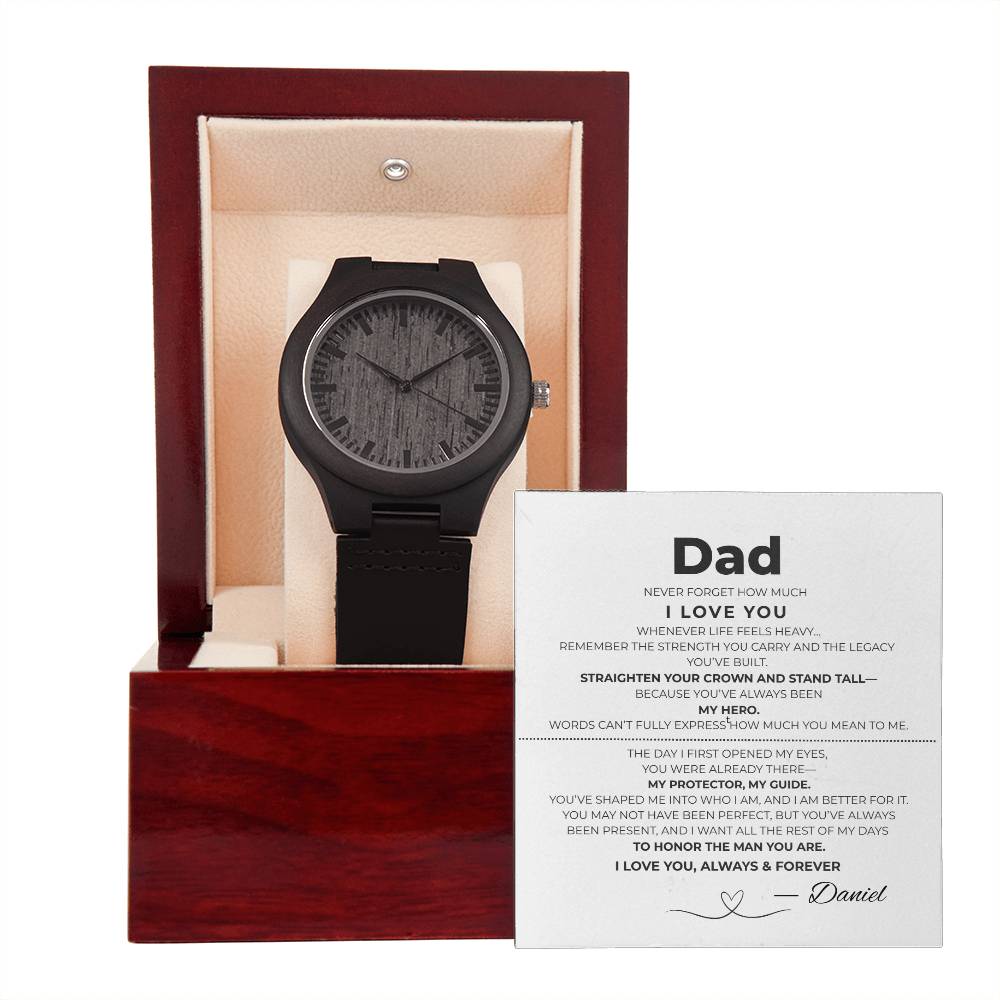 Sandalwood Timepiece - Wooden Watch + MC