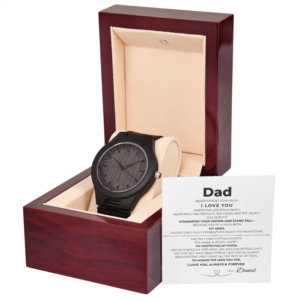 Sandalwood Timepiece - Wooden Watch + MC