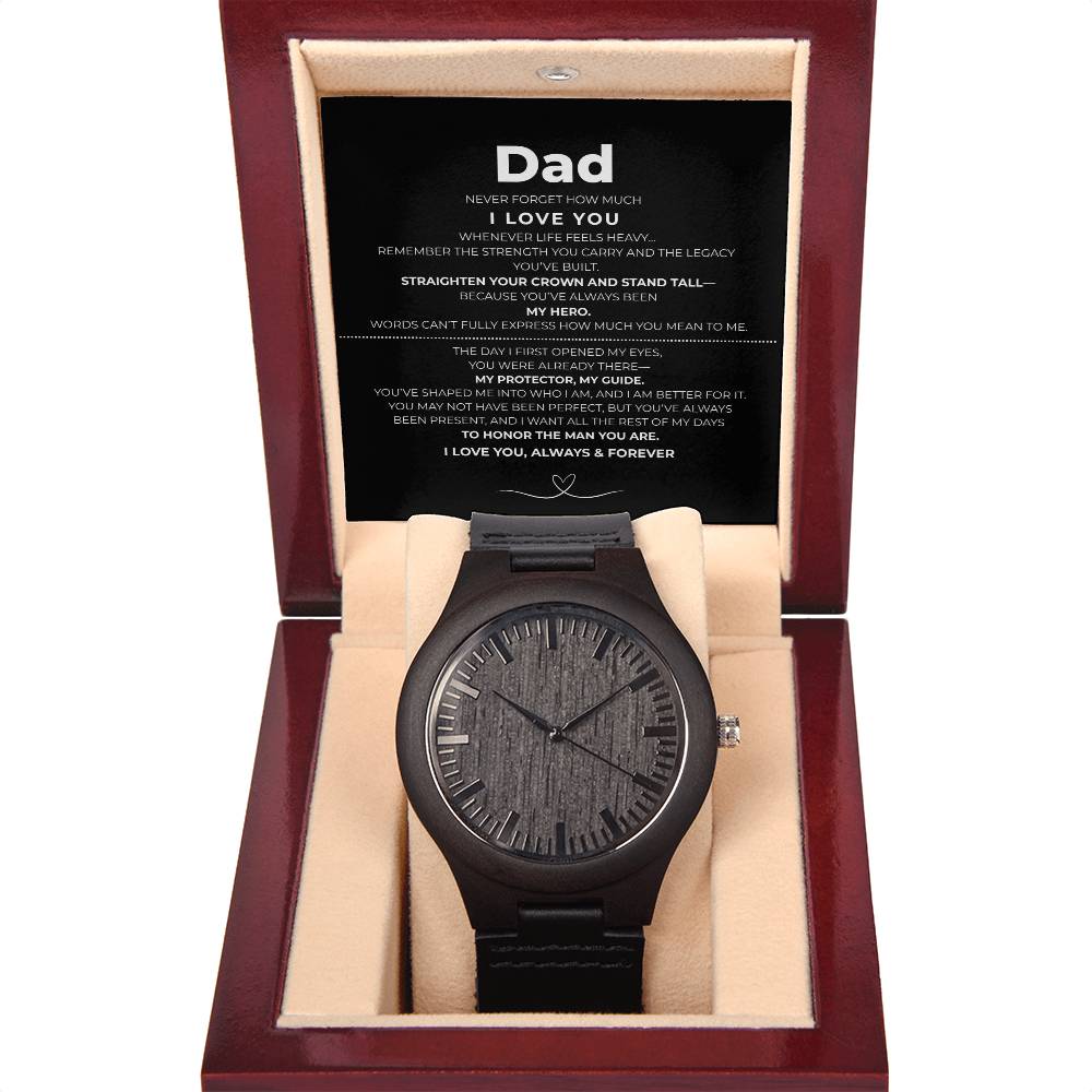 Sandalwood Timepiece - Wooden Watch + MC