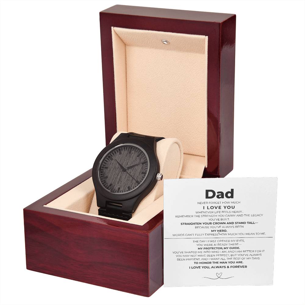 Sandalwood Timepiece - Wooden Watch + MC
