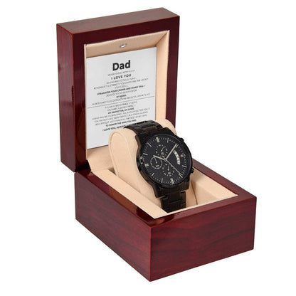 Ironmark Chrono - Black Chronograph Watch + MC