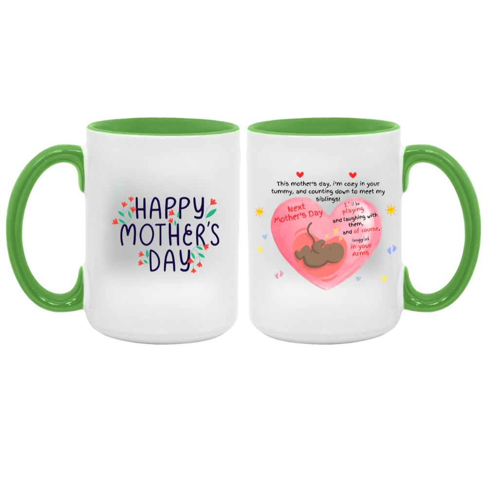 Expectant Mother's Day 15oz Accent Mug