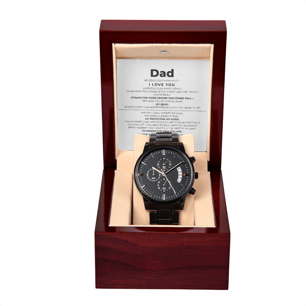 Ironmark Chrono - Black Chronograph Watch + MC