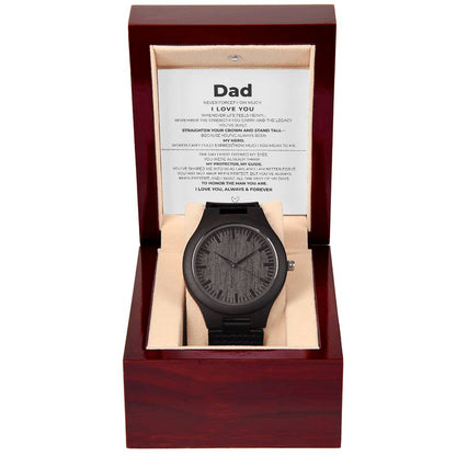 Sandalwood Timepiece - Wooden Watch + MC
