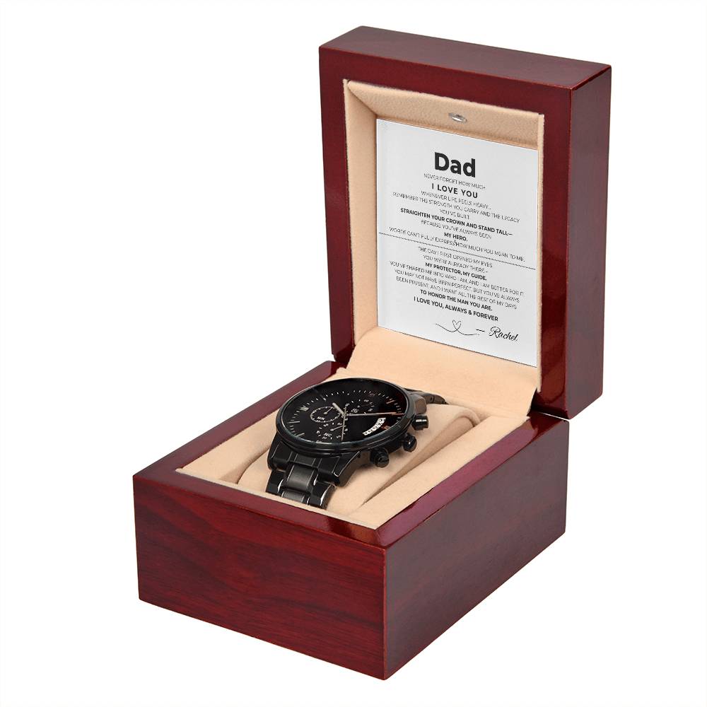 Ironmark Chrono - Black Chronograph Watch + MC