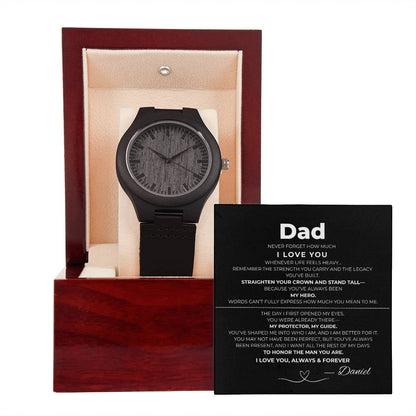 Sandalwood Timepiece - Wooden Watch + MC