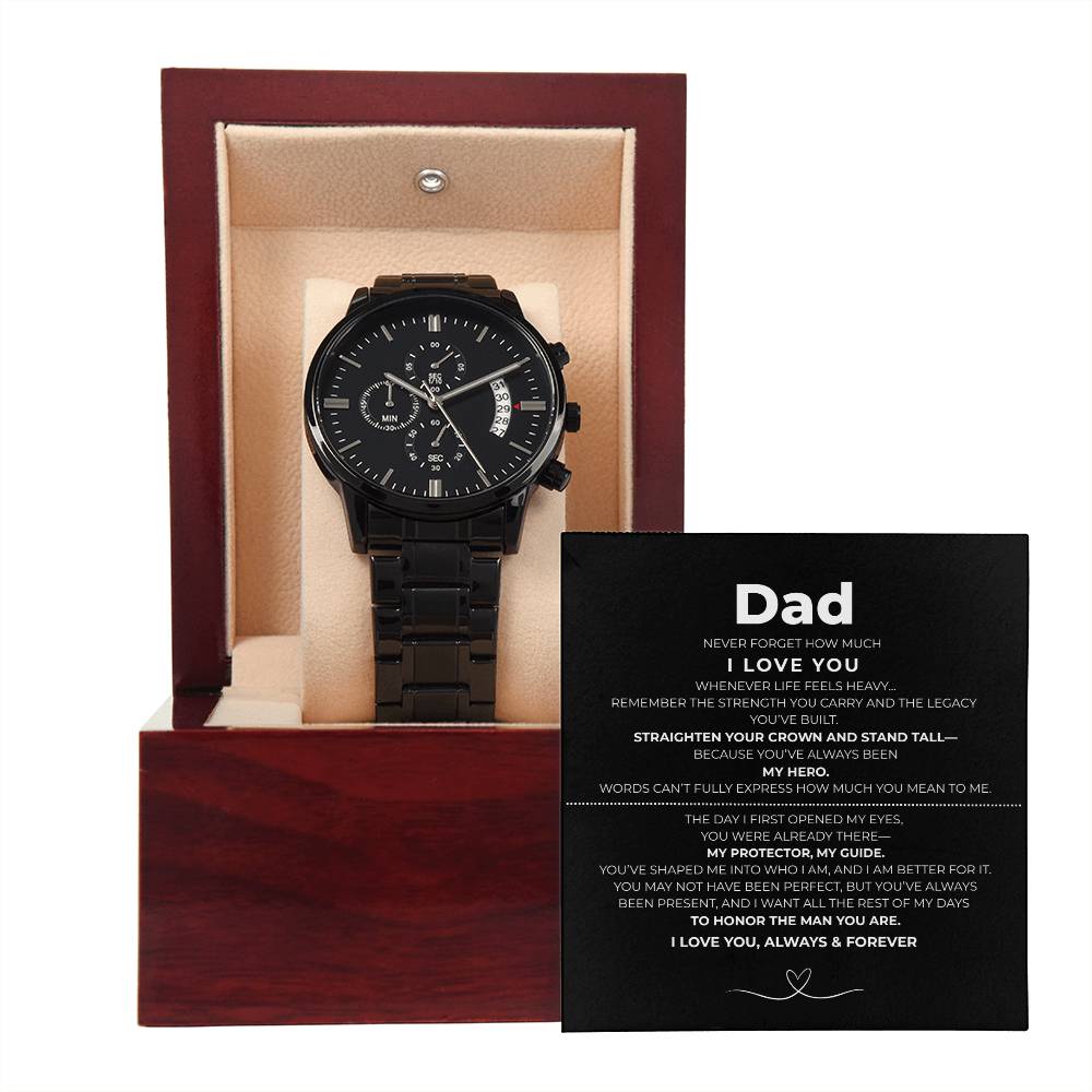 Ironmark Chrono - Black Chronograph Watch + MC