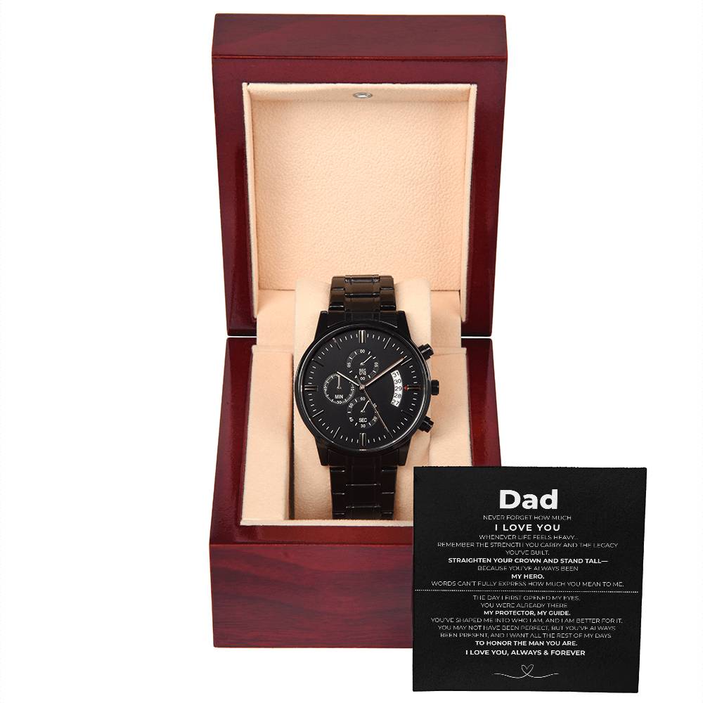 Ironmark Chrono - Black Chronograph Watch + MC