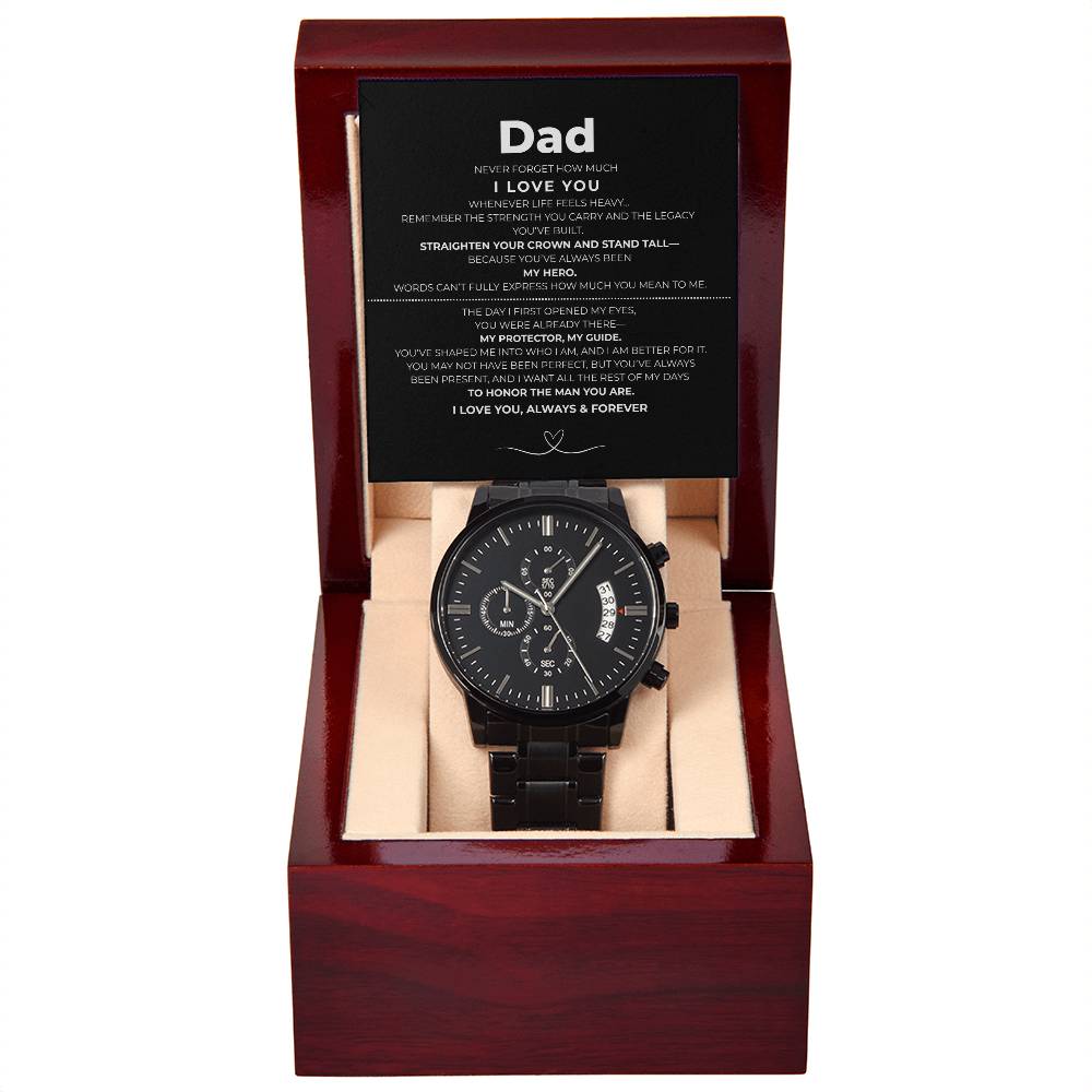 Ironmark Chrono - Black Chronograph Watch + MC