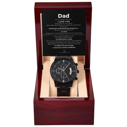 Ironmark Chrono - Black Chronograph Watch + MC